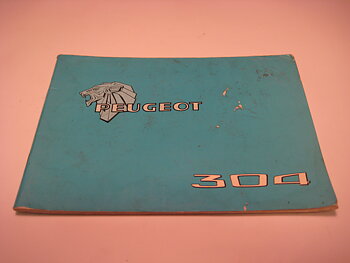 Owners Manual Peugeot 304