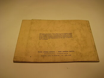 Owners Manual Zastava 1100
