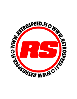 Retrospeed vinyl sticker 15cm