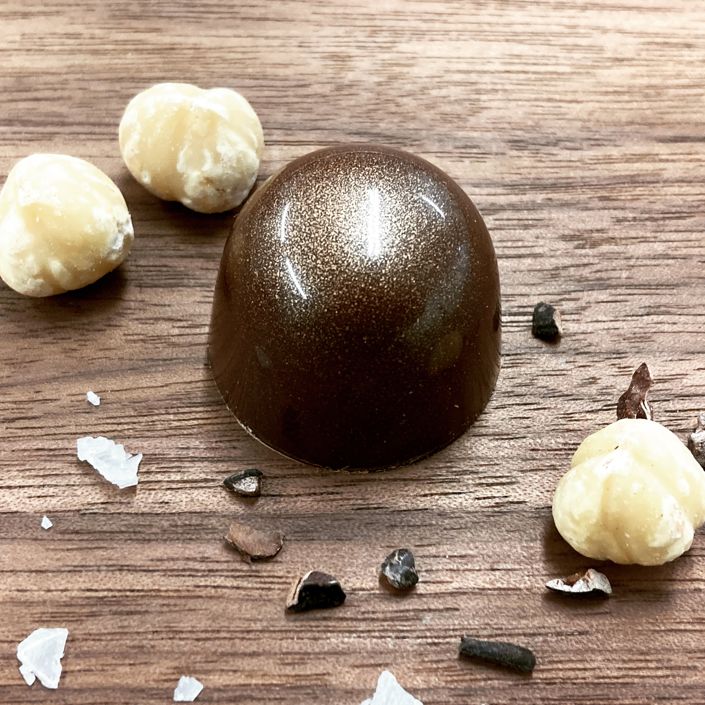 2 st Hasselnötsnougat, vegansk