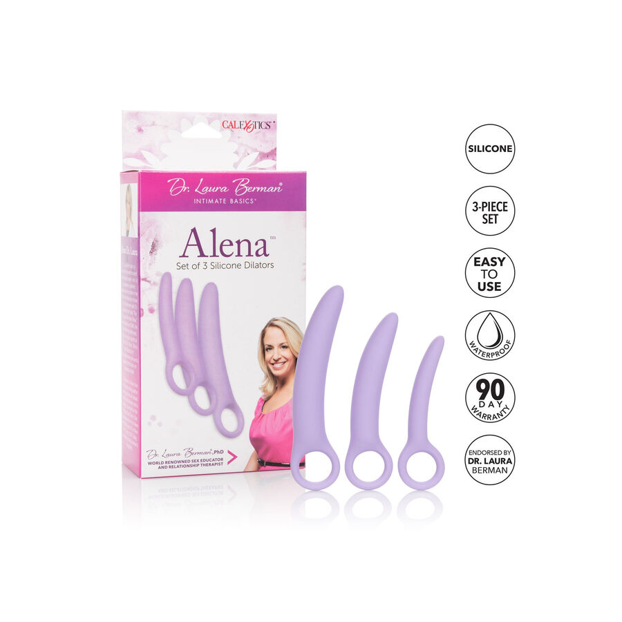 Calexotics Dr Laura Berman Alena Set Of 3 Silicone Dilators - 4