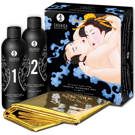 Shunga Kits Oriental Body To Body Erotic Massage Gel With Exotic Fruits