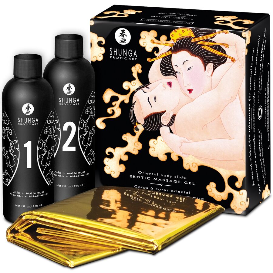Shunga Kits Oriental Melon Mango Erotic Body To Body Massage Gel