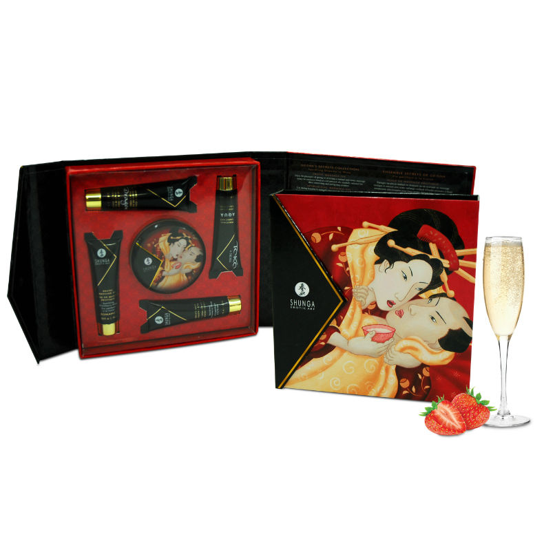 Shunga Kits Secret Geisha Strawberries And Cava - 3
