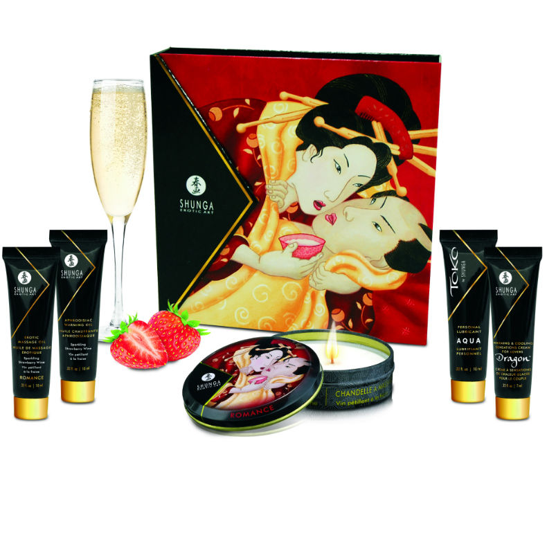 Shunga Kits Secret Geisha Strawberries And Cava - 2