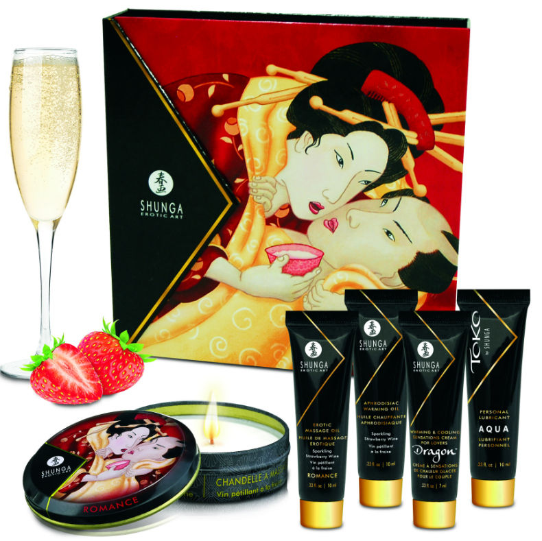 Shunga Kits Secret Geisha Strawberries And Cava