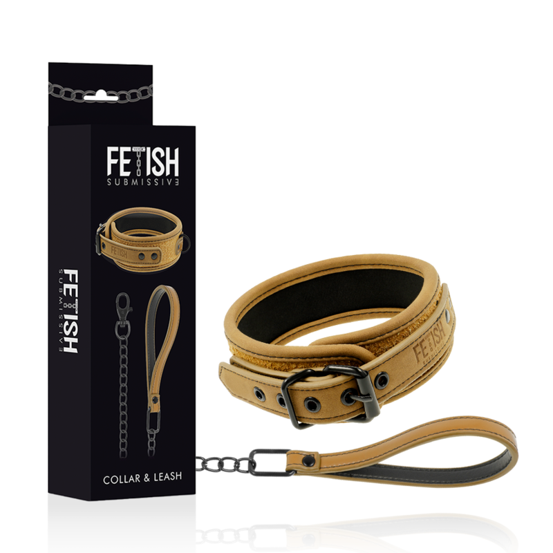 Fetish Submissive Origin Fetish Submissive Origen Neoprene Lined Necklace With Chain - 2
