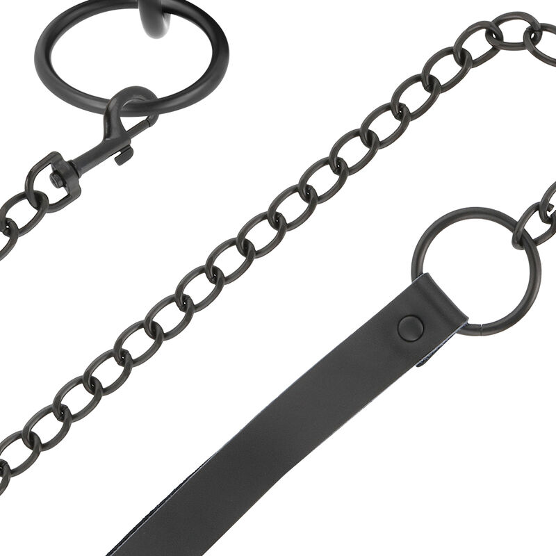 Darkness Bondage Necklace With Chain - 4