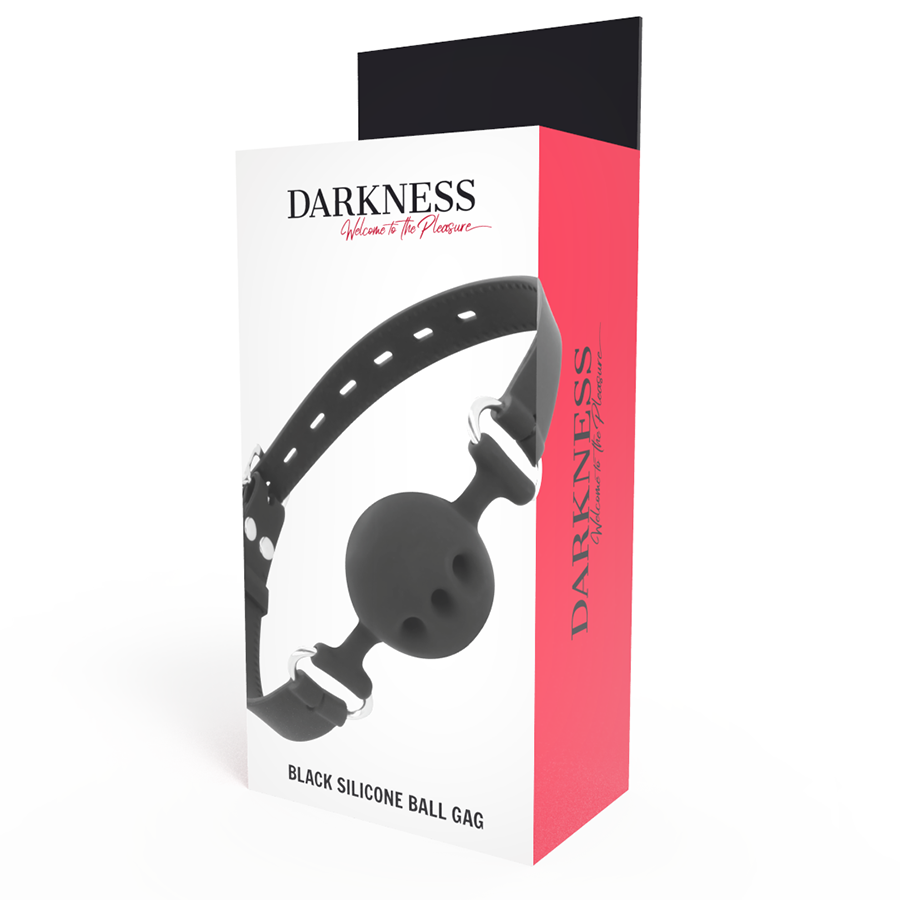 Darkness Bondage Breathable Silicone Gag - 4