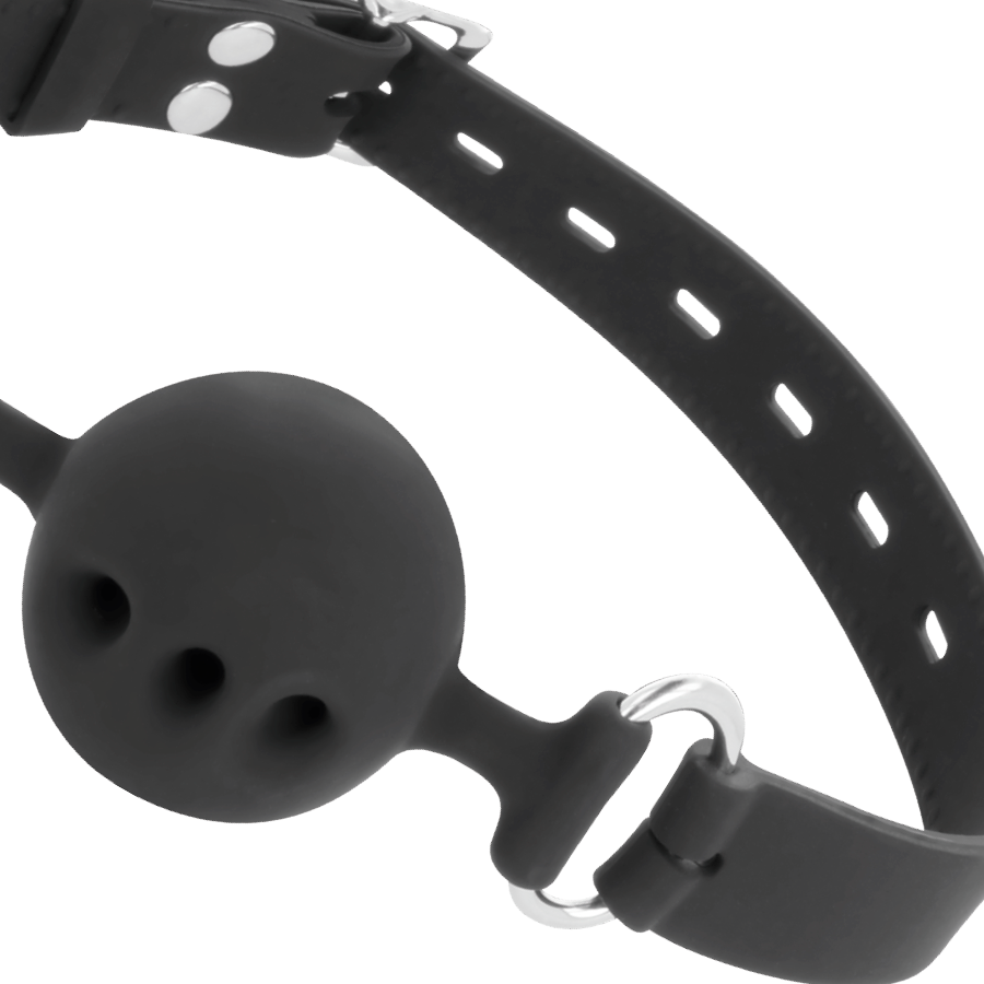 Darkness Bondage Breathable Silicone Gag - 3