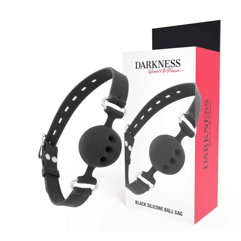 Darkness Bondage Breathable Silicone Gag