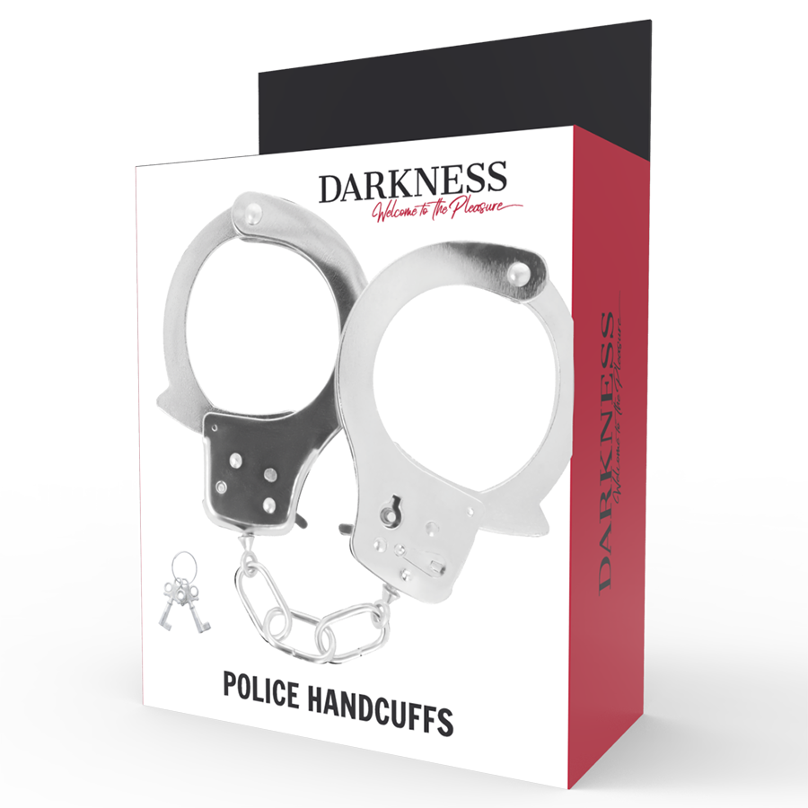 Darkness Bondage Metal Handcuffs With Keys - 3