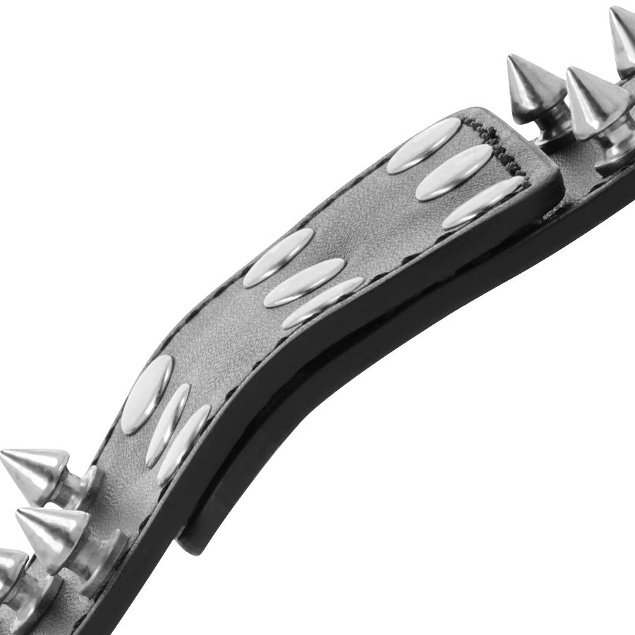 Darkness Bondage Skulls And Bones Spiked Handcuffs - 3