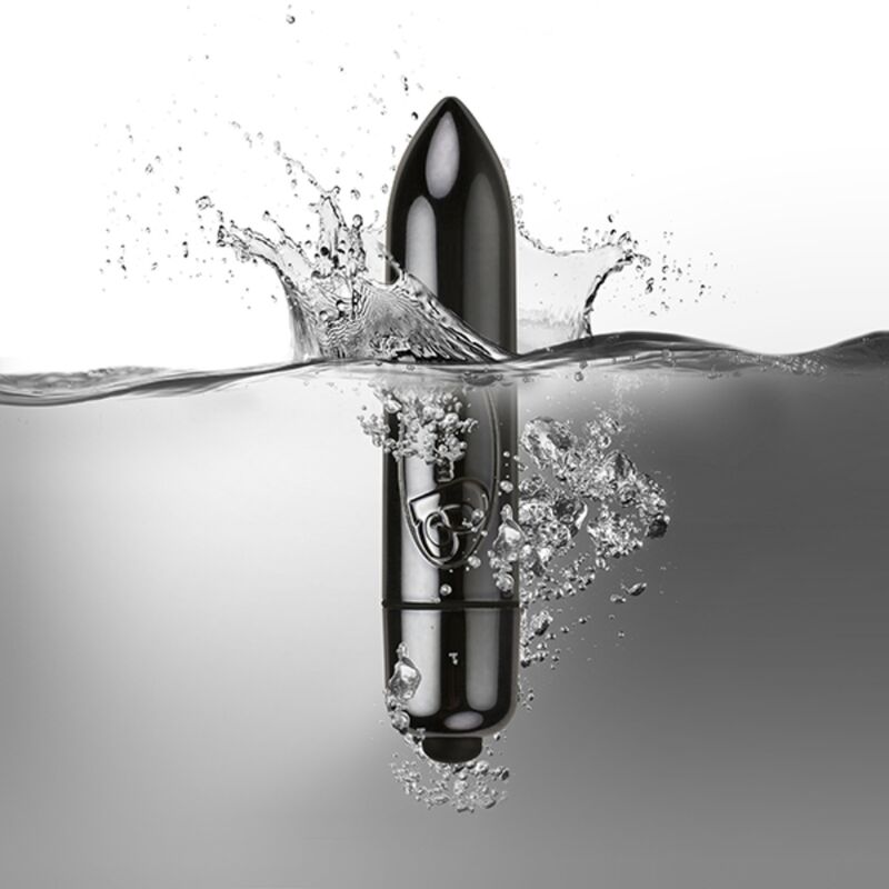 Rocks Off Vibrating Bullet 80Mm Midnight Metal - 3