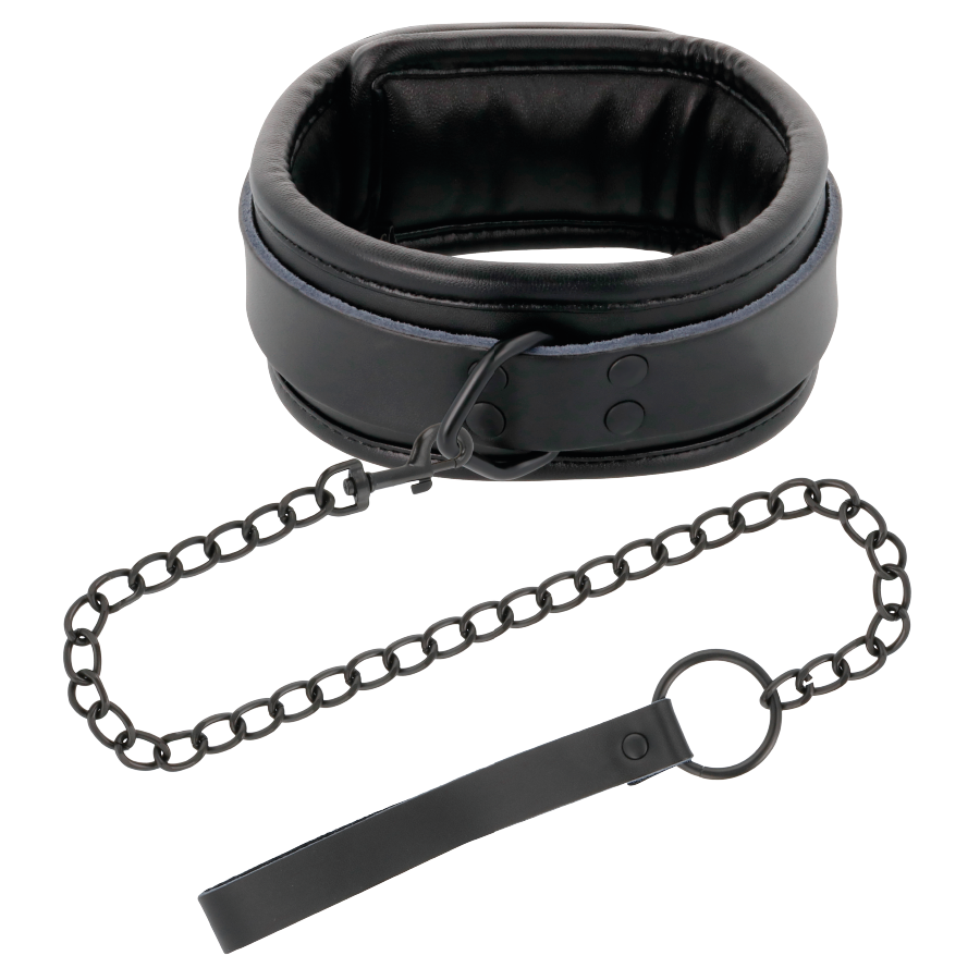 Darkness Leather Handcuffs And Collar - 4