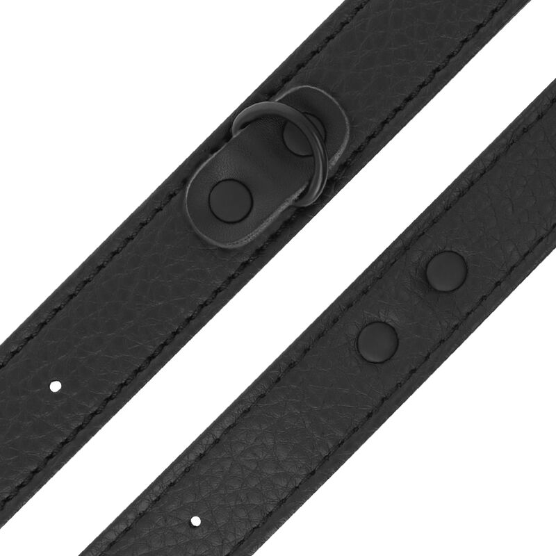 Darkness Bondage Wide Thin Textured Handcuffs - 3