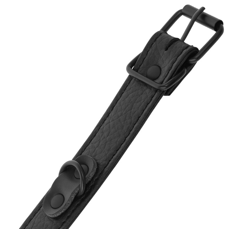 Darkness Bondage Wide Thin Textured Handcuffs - 4
