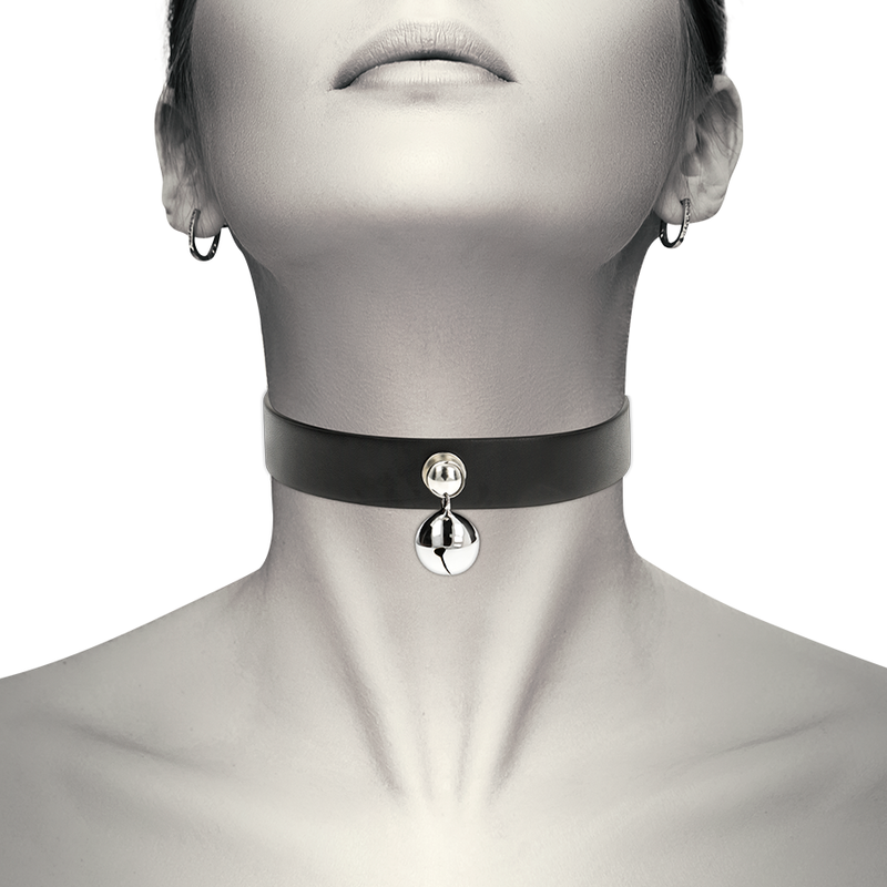 Coquette Chic Desire Vegan Leather Necklace Rattle Accessory - 2