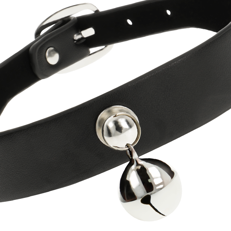 Coquette Chic Desire Vegan Leather Necklace Rattle Accessory - 4