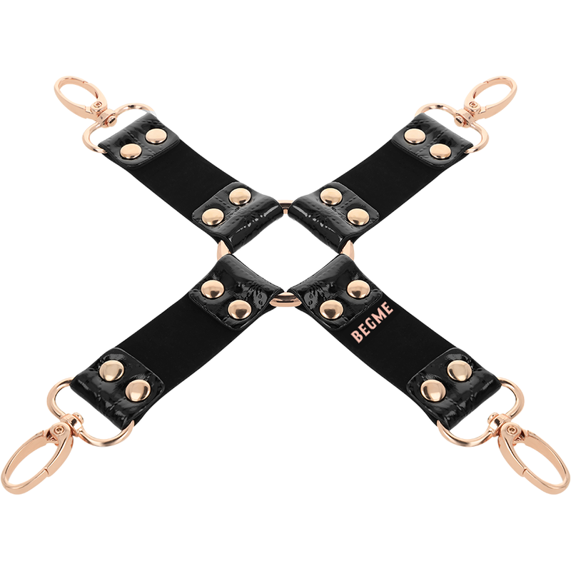 Begme Black Edition Vegan Leather Hog Tie - 4