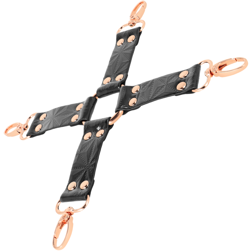 Begme Black Edition Vegan Leather Hog Tie - 3