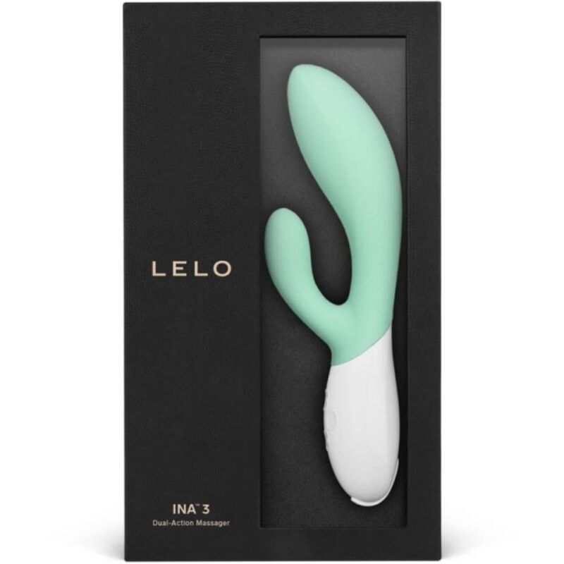 Lelo Ina 3 Rabbit Vibrator Luxury Seaweed - 5