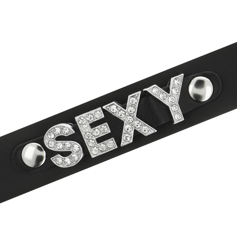 Coquette Chic Desire Sexy Vegan Leather Choker - 4