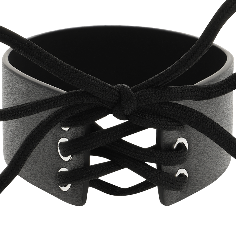 Coquette Chic Desire Vegan Leather Choker - 3