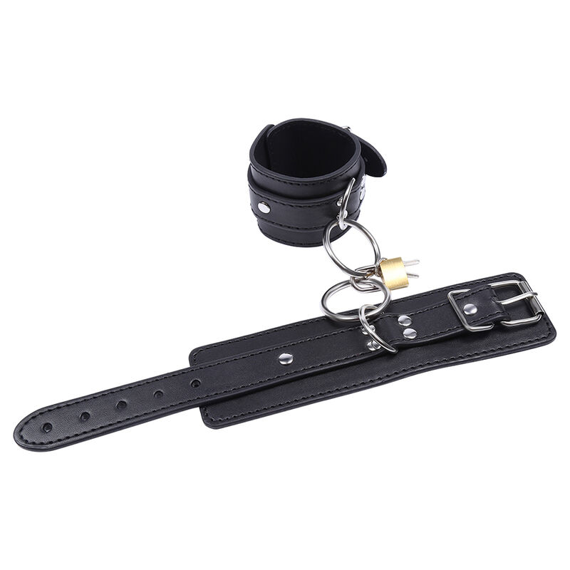 Ohmama Fetish Ring Locked Wrist Restraints - 3