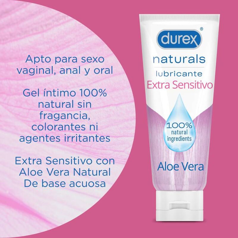 Durex Lubes Naturals Extra Sensitive Glidmedel 100 Ml - 3