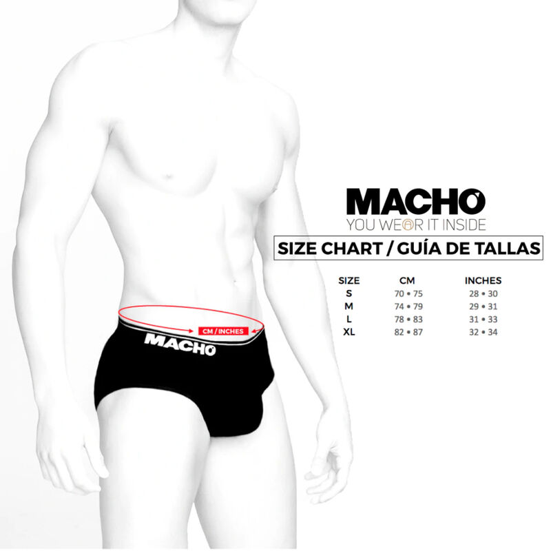 Macho Ms24R Brief Underpants Dark - 4