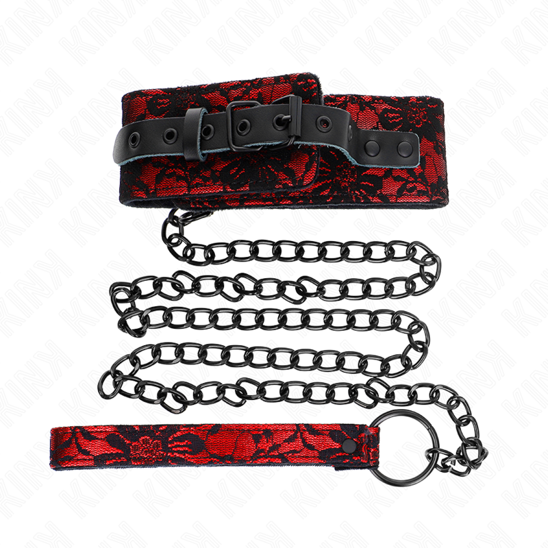 Lace NECKLace With Belt With Real Leather Belt 105 CM 44 X 5 CM - 2