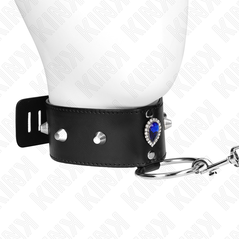Necklace 65 Cm With Strap With Diamonds Adjustable 36 43 Cm X 5 Cm - 3