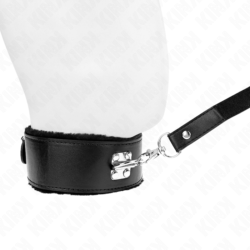 Necklace With Leash 116 Cm With Silver Studs Adjustable 40 48 Cm X 6 Cm - 3
