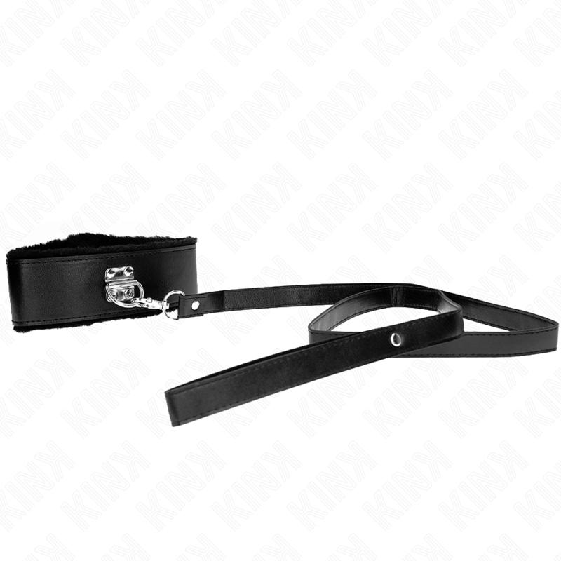 Necklace With Leash 116 Cm With Silver Studs Adjustable 40 48 Cm X 6 Cm - 4