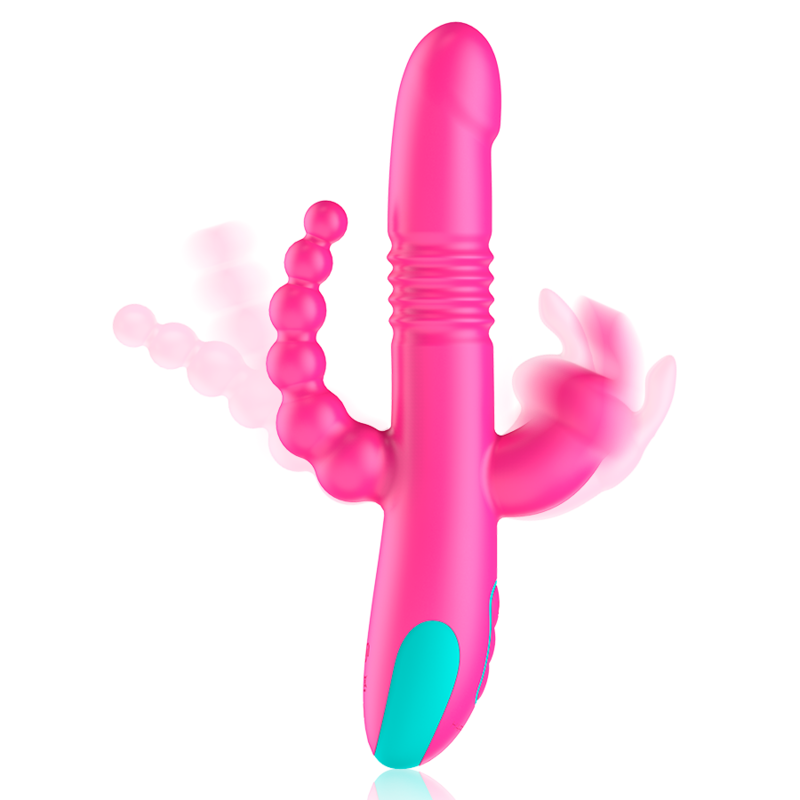 Happy Loky Donald Triple Stimulation Anal G Spot Clitoris Watchme Remote Control - 3