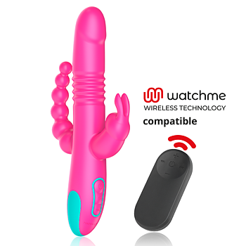 Happy Loky Donald Triple Stimulation Anal G Spot Clitoris Watchme Remote Control