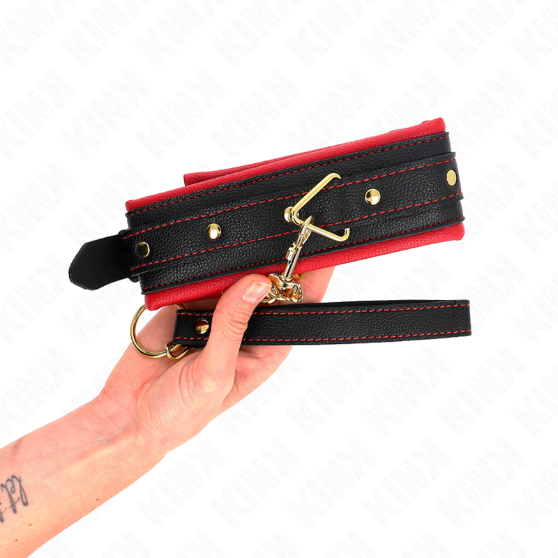With Plain Fabric Leash Adjustable 33 48 Cm X 5 7 Cm - 5