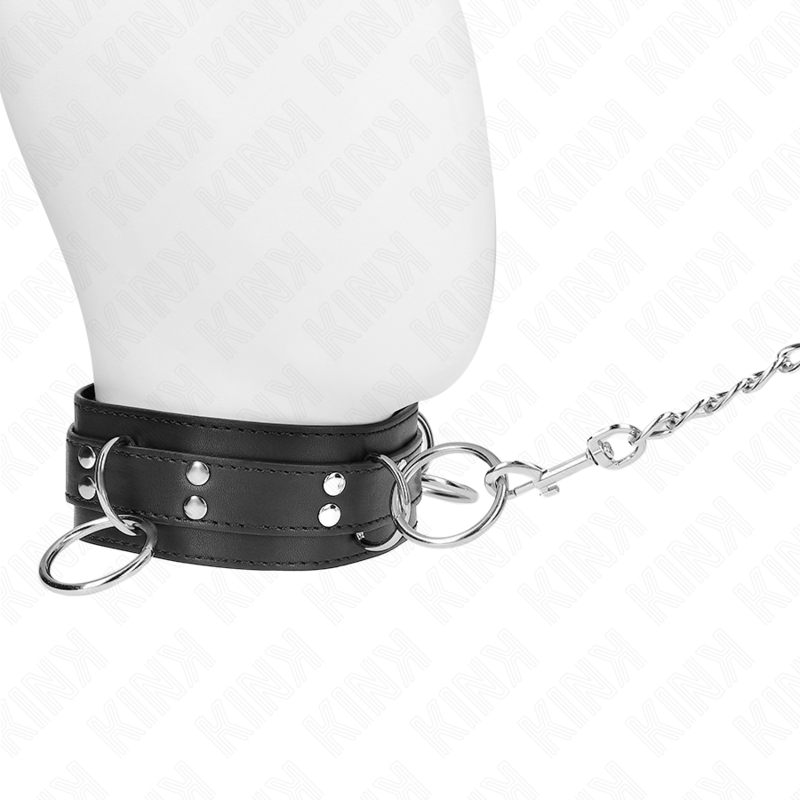 3 Ring Slavery Necklace With Strap 80 Cm 53 X Cm - 2