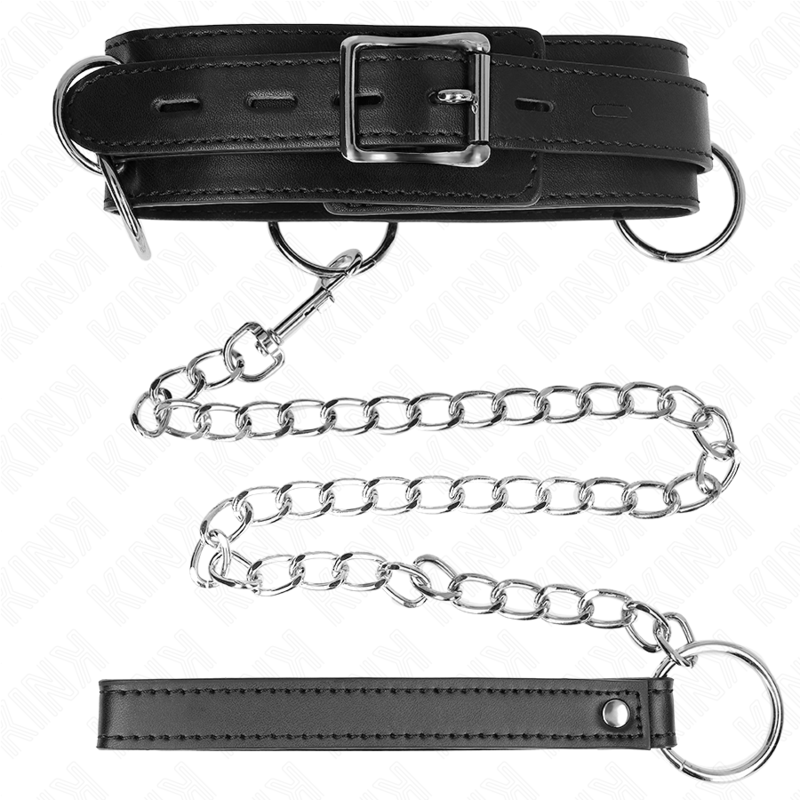 3 Ring Slavery Necklace With Strap 80 Cm 53 X Cm - 4