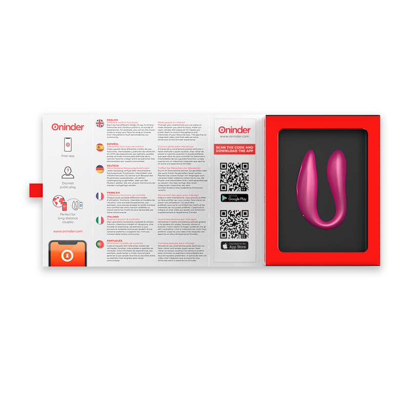 Oninder Lisboa G Point Clitoris Stimulator Free APP - 5