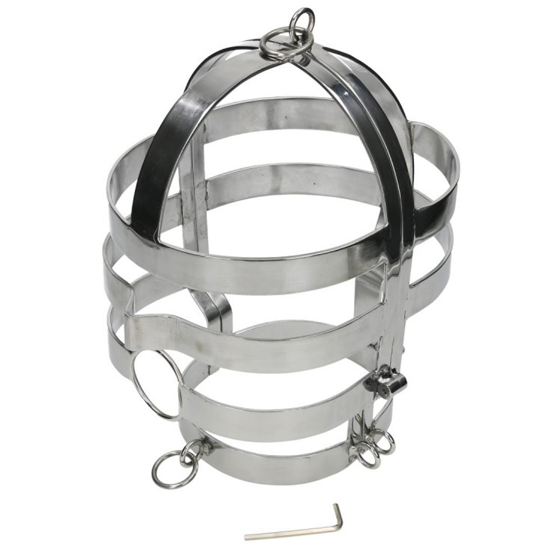 Metal Hard Mask With Steel Necklace - 2