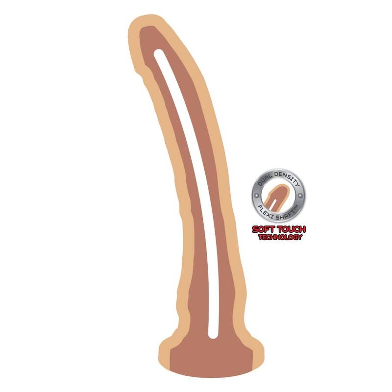 Get Real Dual Density Dong 20,5 cm Skin - 2