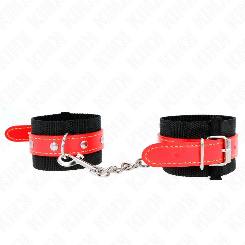 Wrist Nylon Wrist Restraints With Leatherette Adjustable 19 24 Cm X 5 Cm - 2