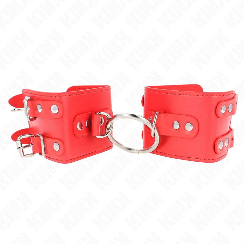 Wrist Fixed Wrist Restraints With Ring And Studs Adjustable 17 22 Cm X 6 5 Cm - 2