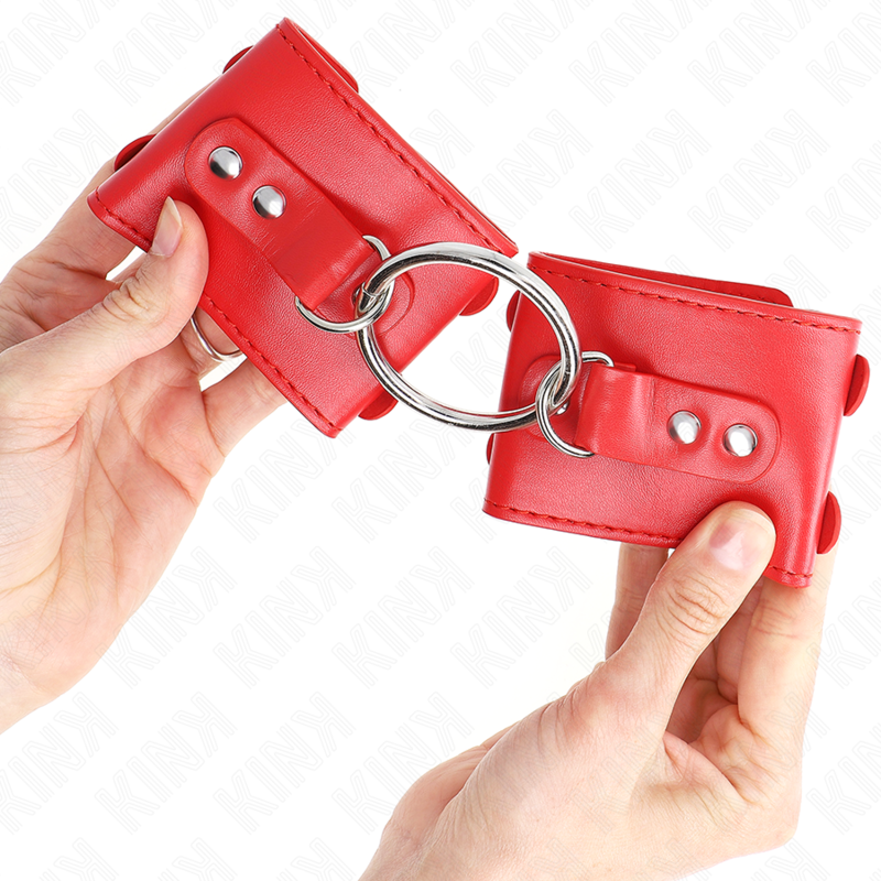 Wrist Fixed Wrist Restraints With Ring And Studs Adjustable 17 22 Cm X 6 5 Cm - 4