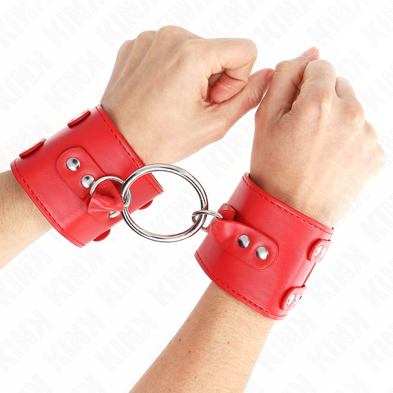 Wrist Fixed Wrist Restraints With Ring And Studs Adjustable 17 22 Cm X 6 5 Cm