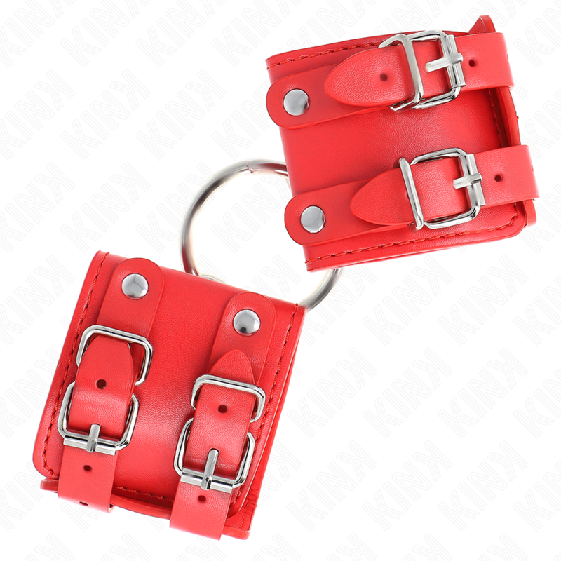 Wrist Fixed Wrist Restraints With Ring And Studs Adjustable 17 22 Cm X 6 5 Cm - 3