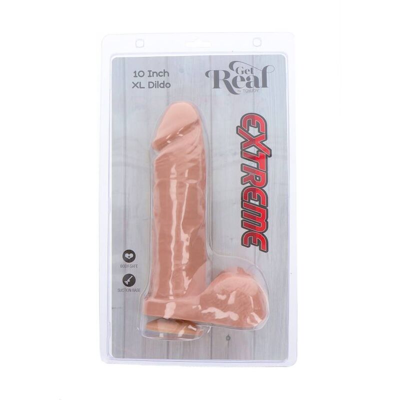 Get Real Extreme Dildo 25,5 cm Skin - 5