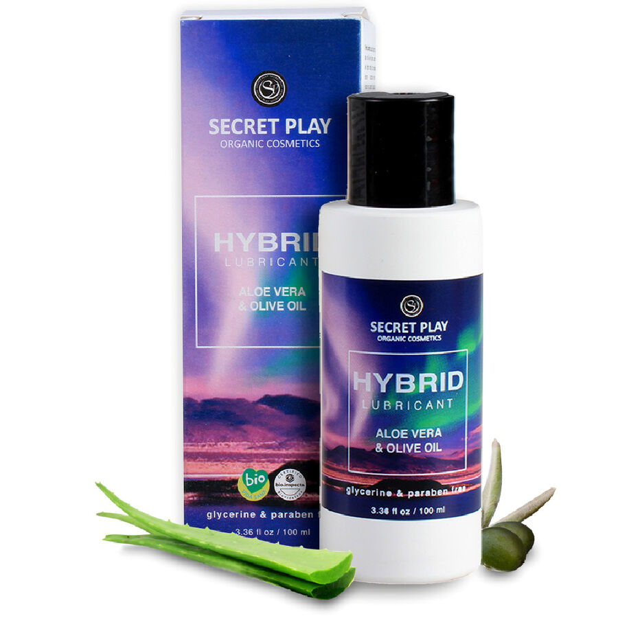 Secretplay Cosmetic Glidmedel Organic Hybrid 100 Ml